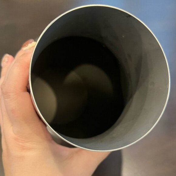George Jensen Denmark Silver Metallic Vase Used but pristine Home decor Medium - Picture 3 of 4